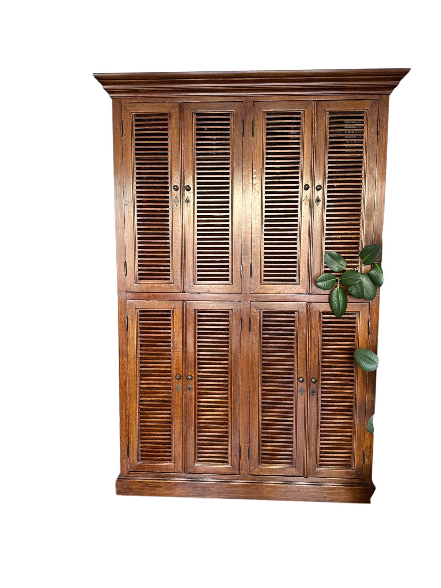 Armoire Bibliothèque Vaisselier avec ses portes persiennes