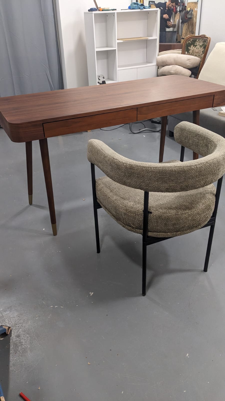 Vinyle - Bureau habillage noyer – Image 7