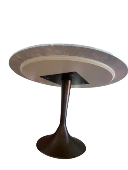 Table de salle à manger marbre blanc de Carrare – Image 3