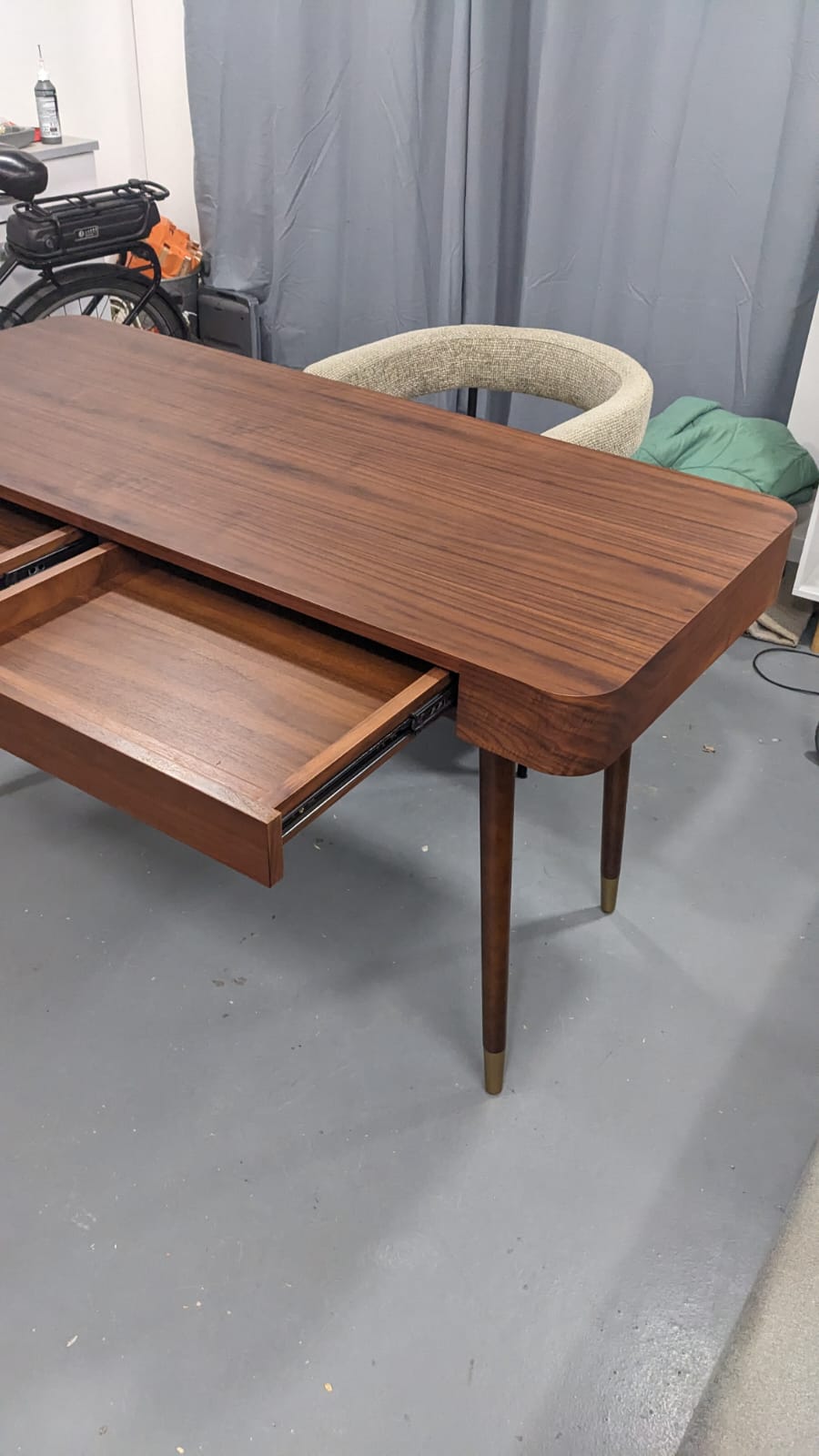 Vinyle - Bureau habillage noyer – Image 6