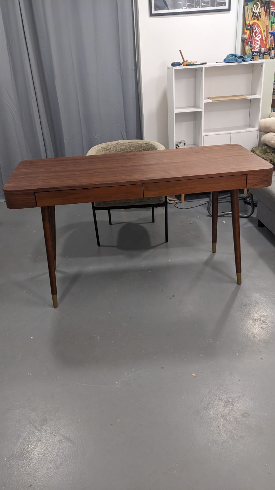 Vinyle - Bureau habillage noyer – Image 3