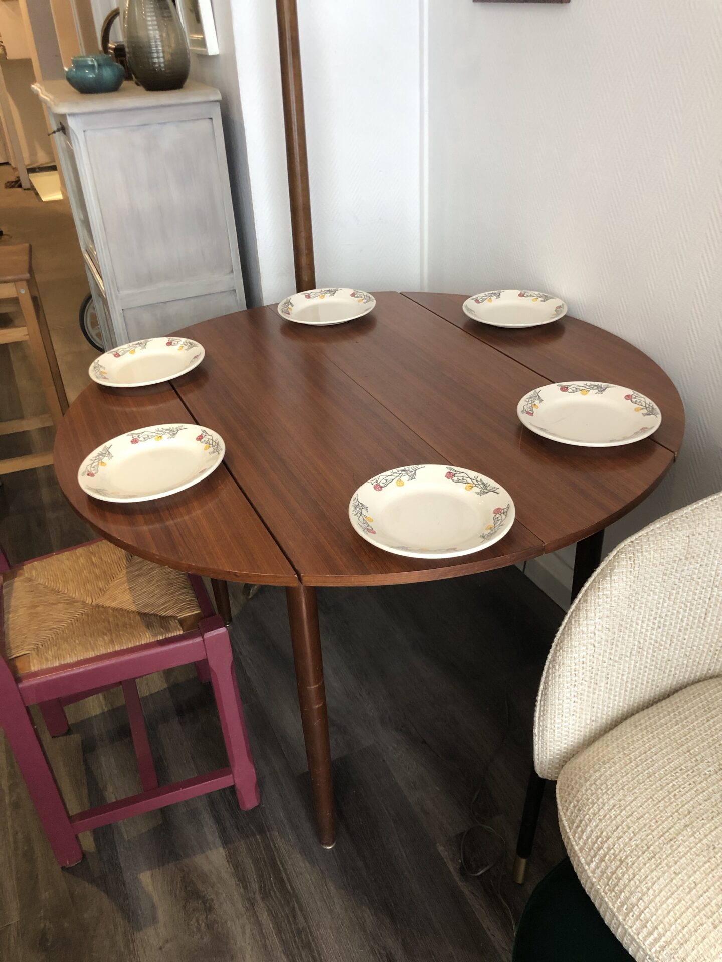 Table de salle à manger avec 2 rabats – Image 2