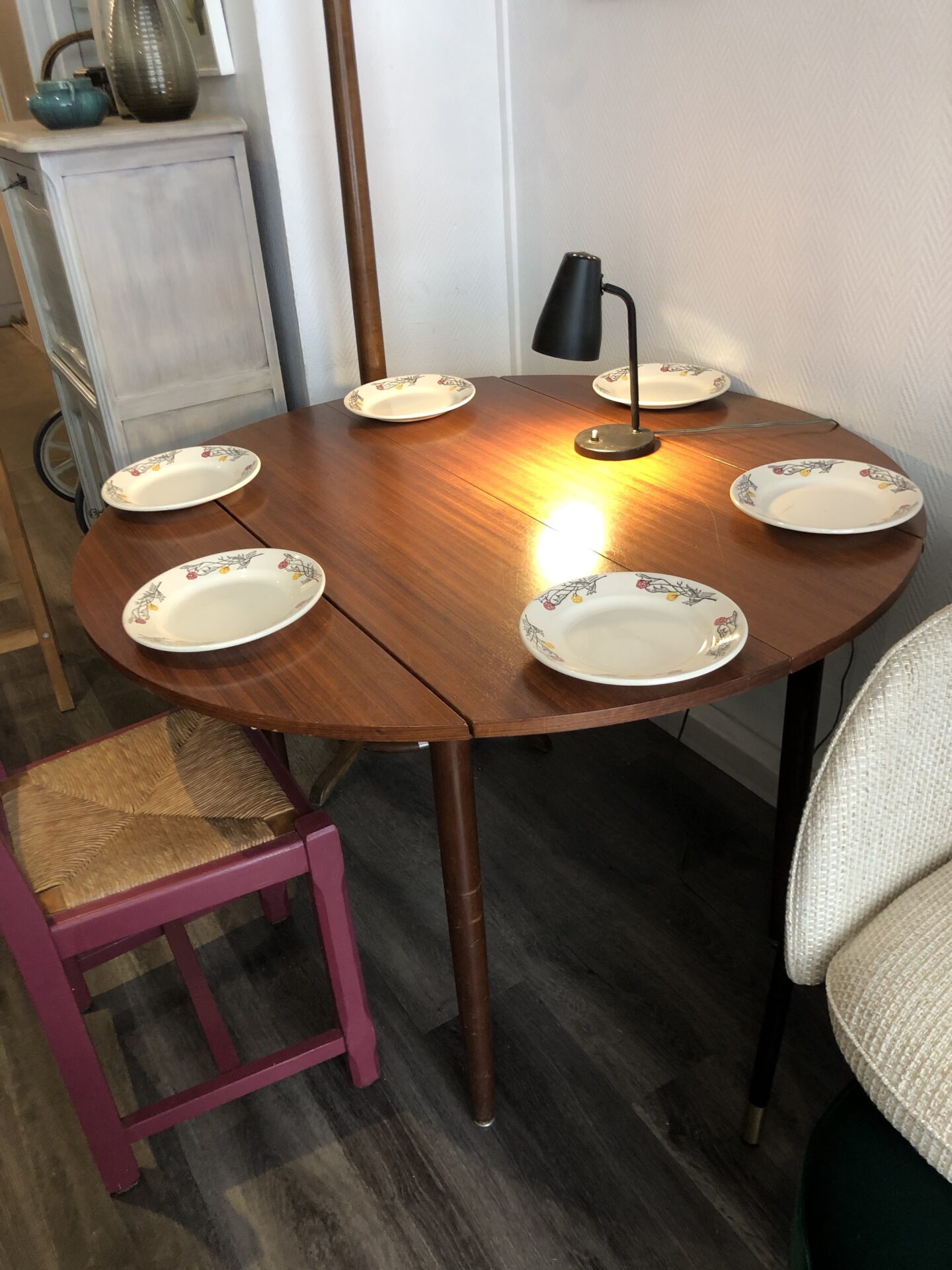 Table de salle à manger avec 2 rabats – Image 3