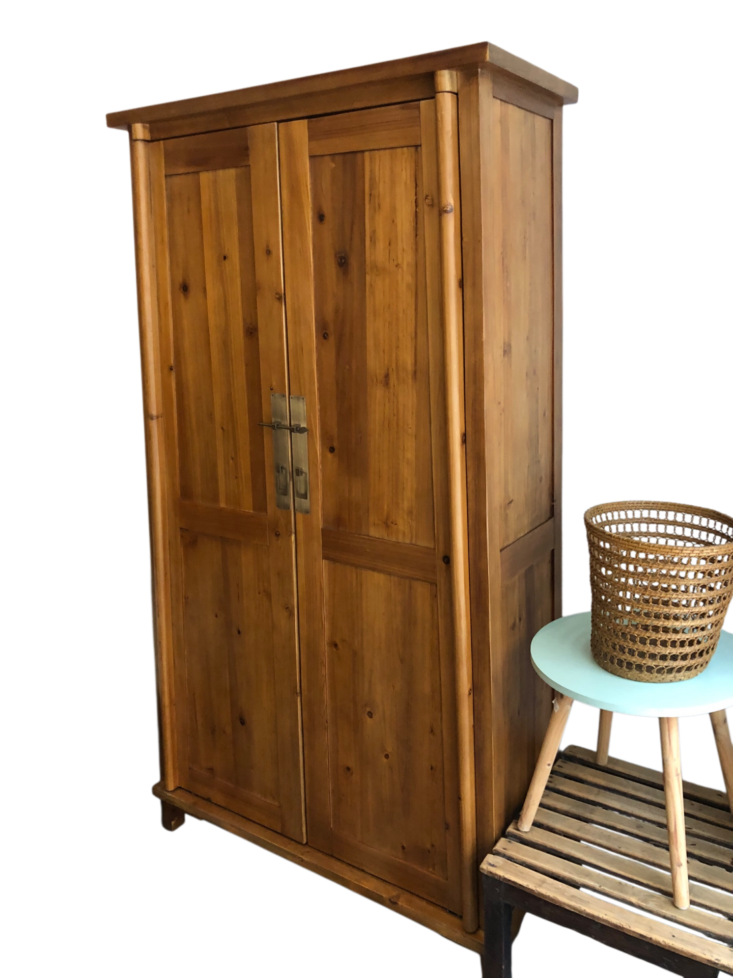 Armoire YUKI en pin massif recyclé – Image 2