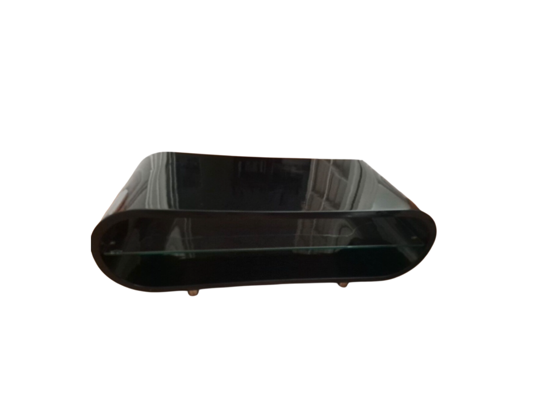 Table basse TECHLINK bois laqué et verre