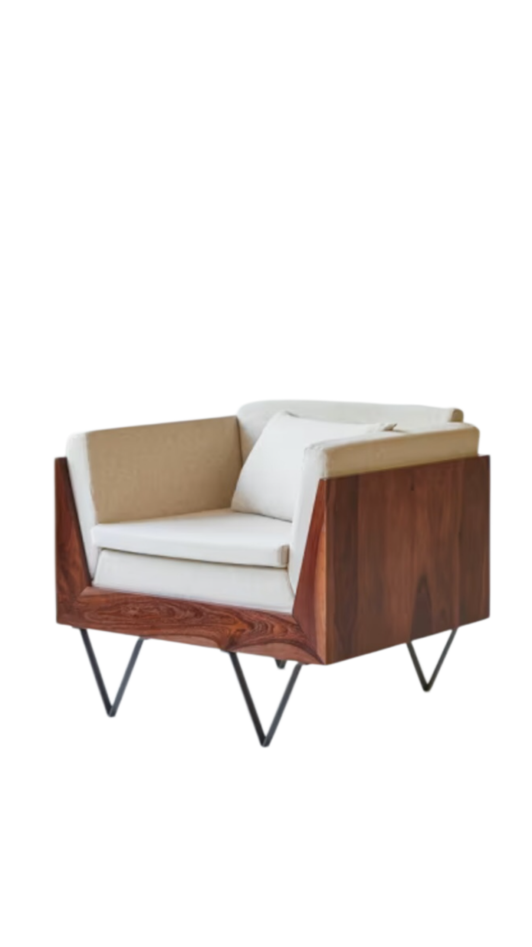 Fauteuil en palissandre