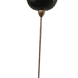 Lampadaire noir tressé