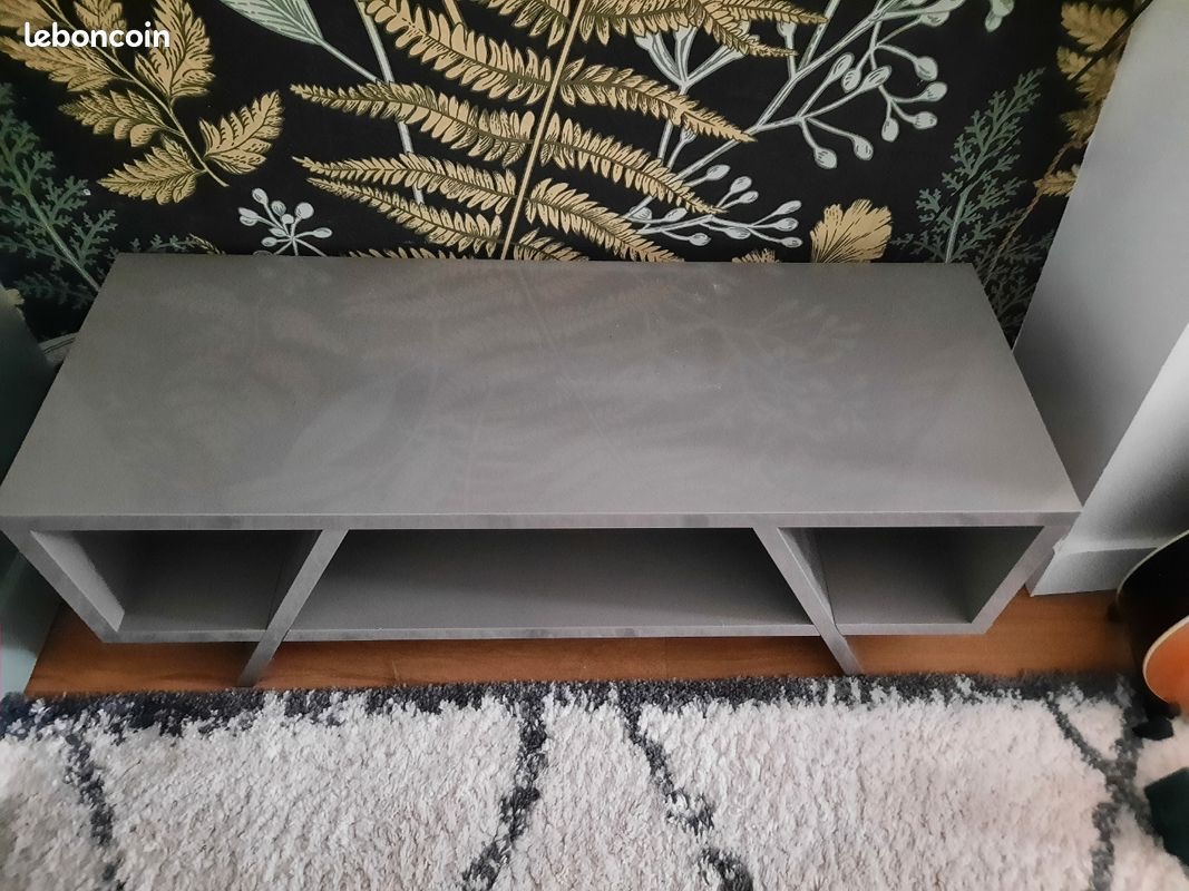 Meuble Tv design ROCHE BOBOIS laque vert olive – Image 3