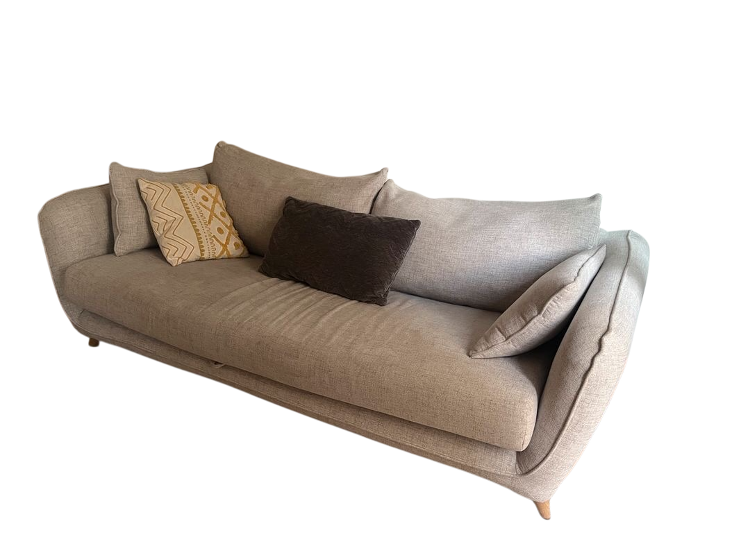 Canapé convertible MILIBOO type scandinave 3 places.