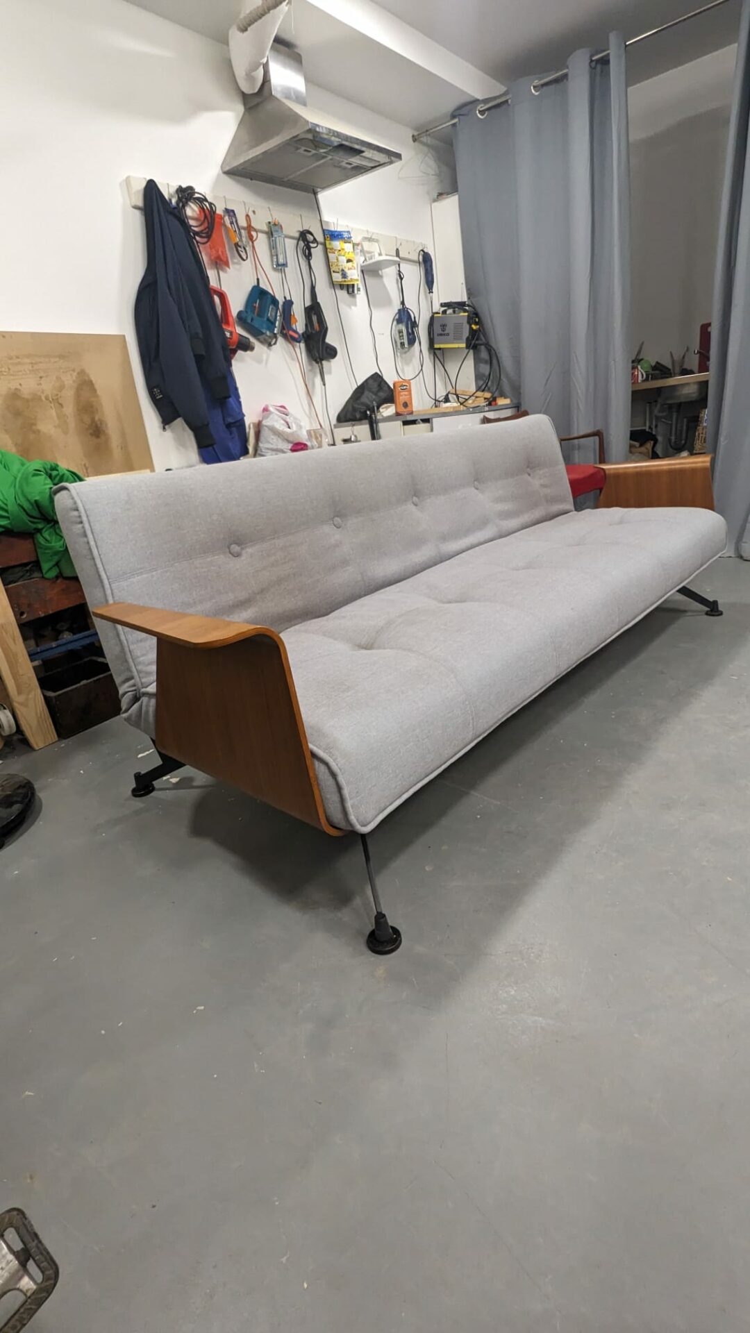 Canapé Habitat convertible style "Eames" années 60 – Image 5