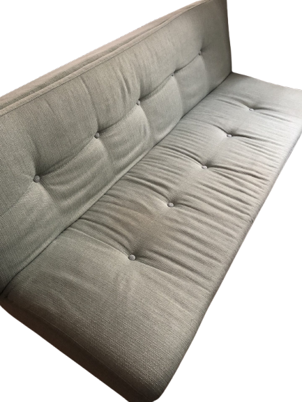 Canapé convertible vert lagon - Miliboo