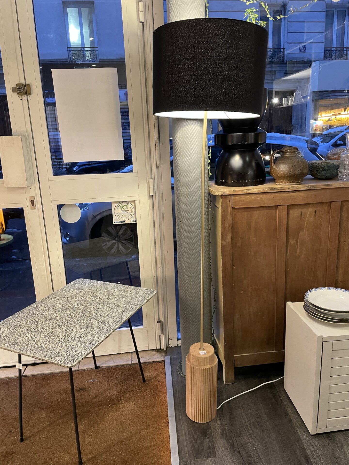 Lampadaire pied bois LA REDOUTE – Image 5
