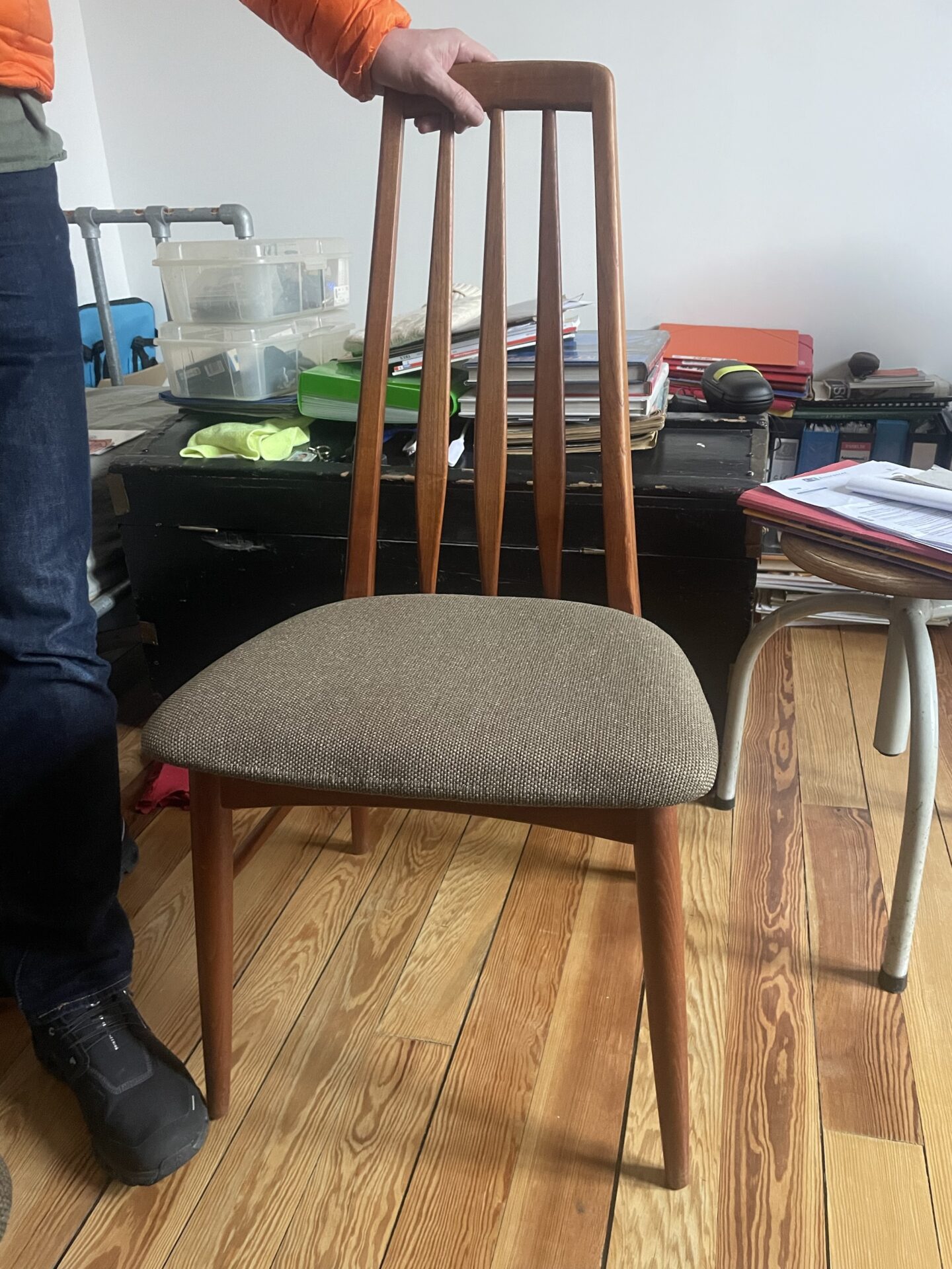 2 chaises Eva chair de Niel Koefoed années 60 – Image 8