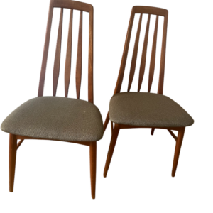 2 chaises Eva chair de Niel Koefoed années 60