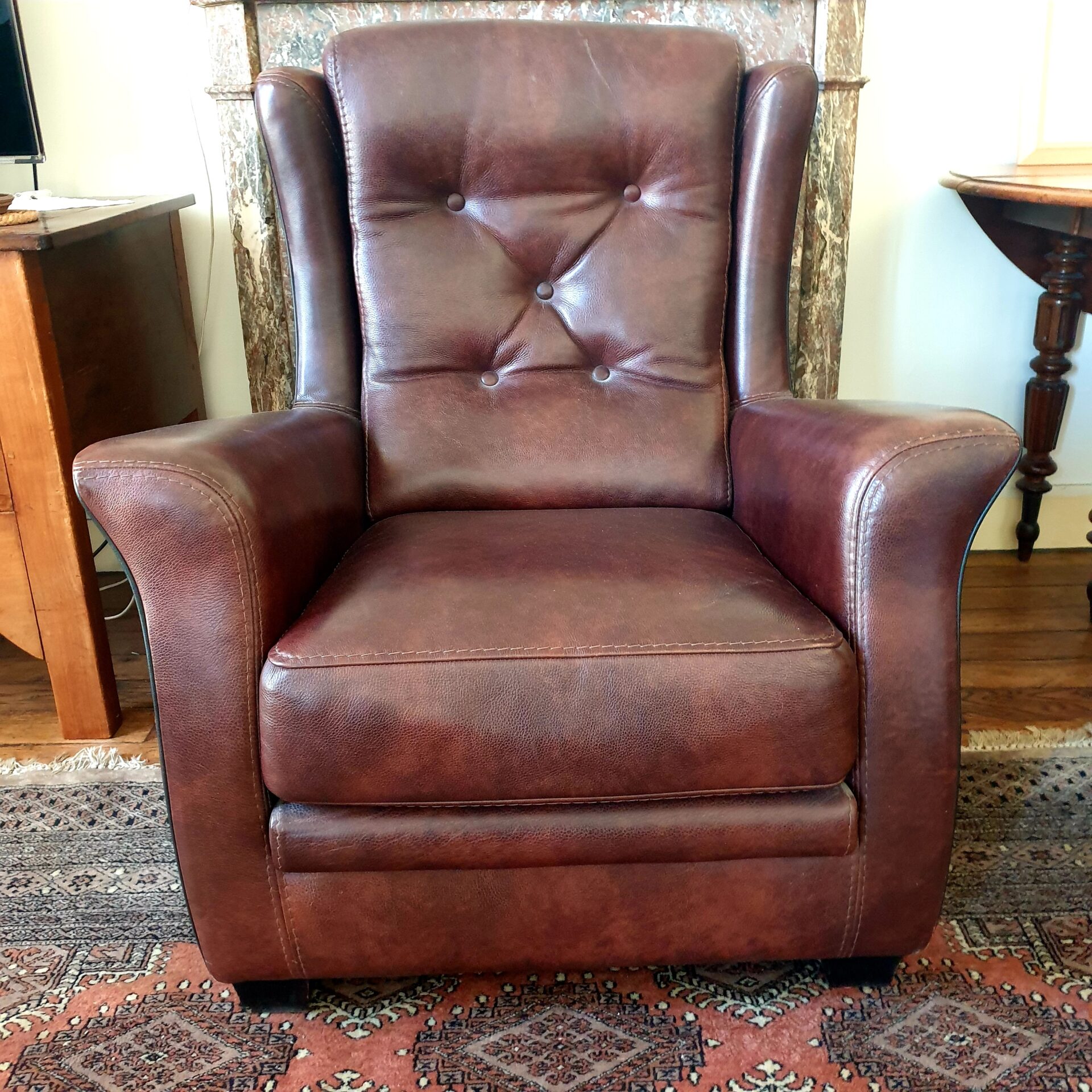 Fauteuil en cuir – Image 3