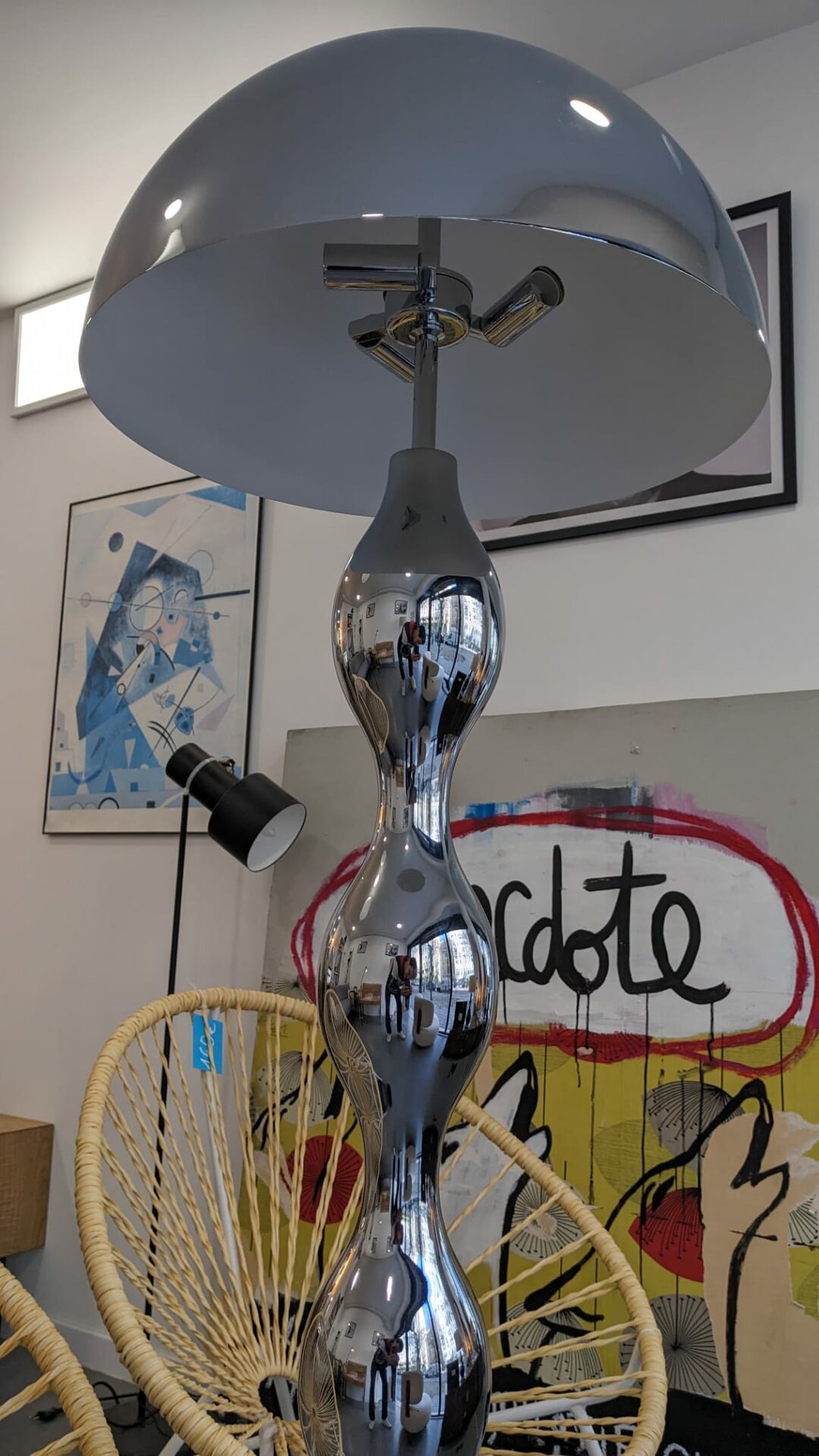 Lampadaire POWERS finition métallisée – Image 5