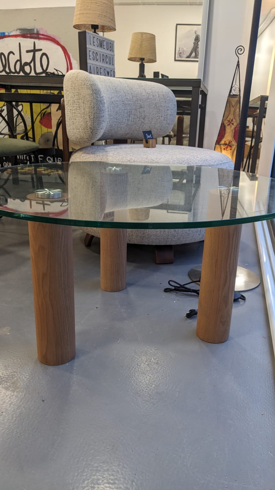 Table basse Andréa verre trempé – Image 5