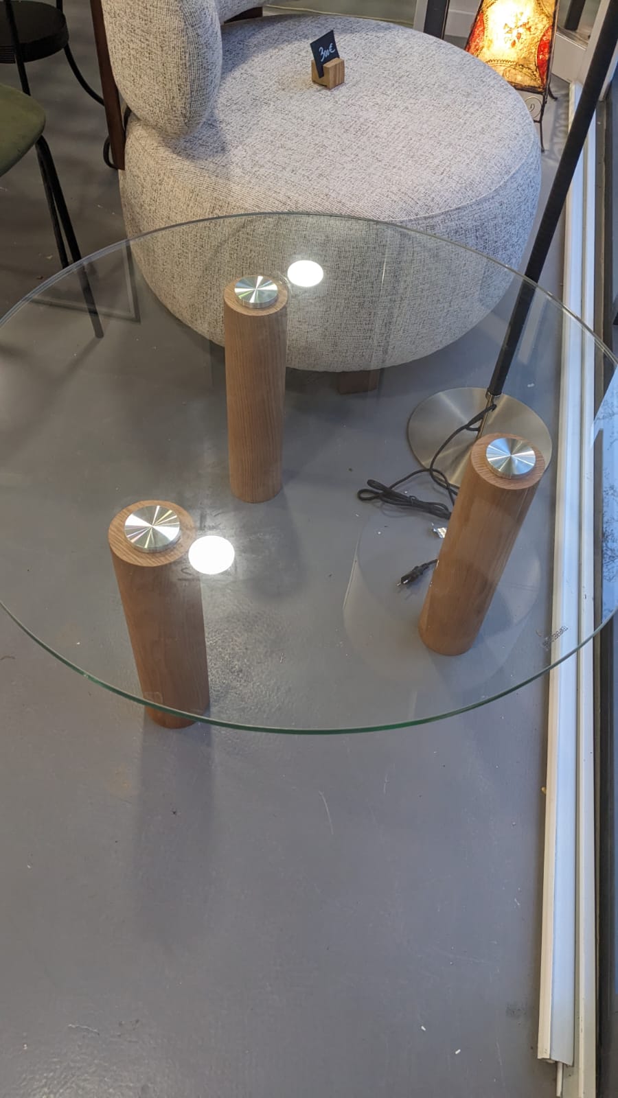 Table basse Andréa verre trempé – Image 3