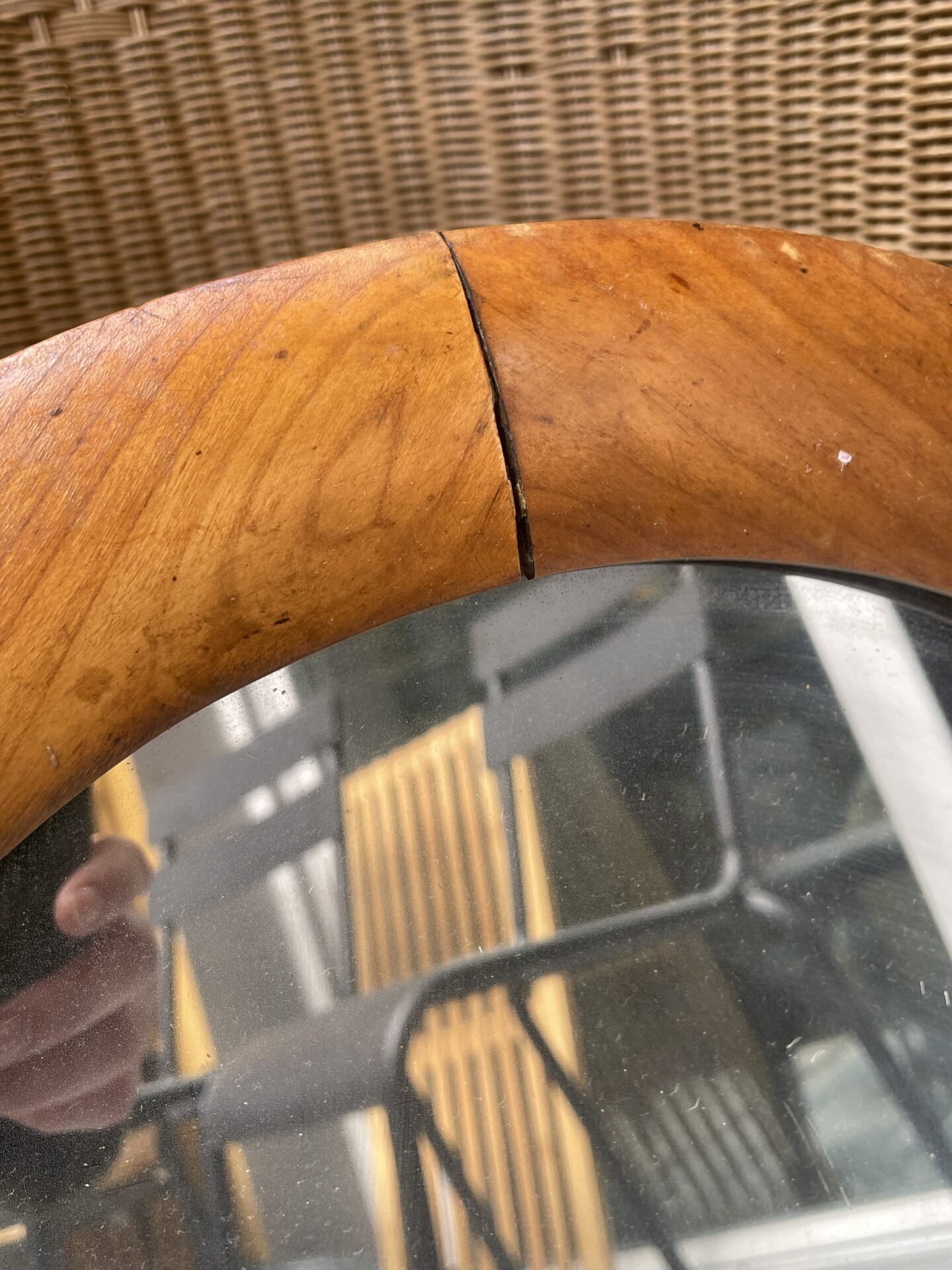 miroir oval vintage – Image 5