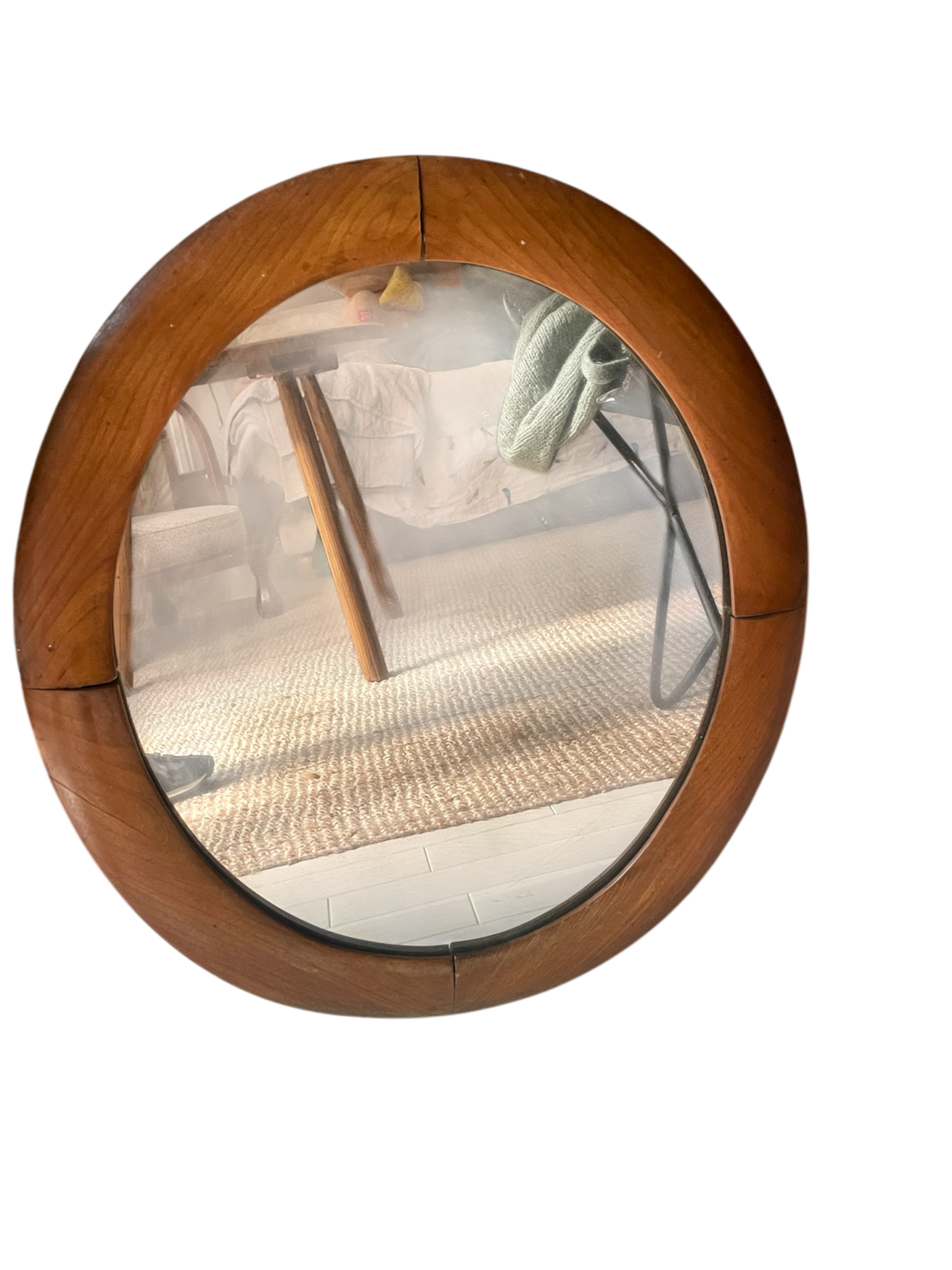 miroir oval vintage