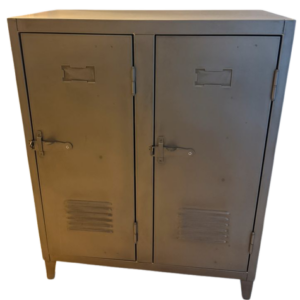 Armoire Casier B2 métal / 2 portes – TOLIX comme neuf
