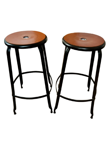 2 tabourets de bar Nicolle