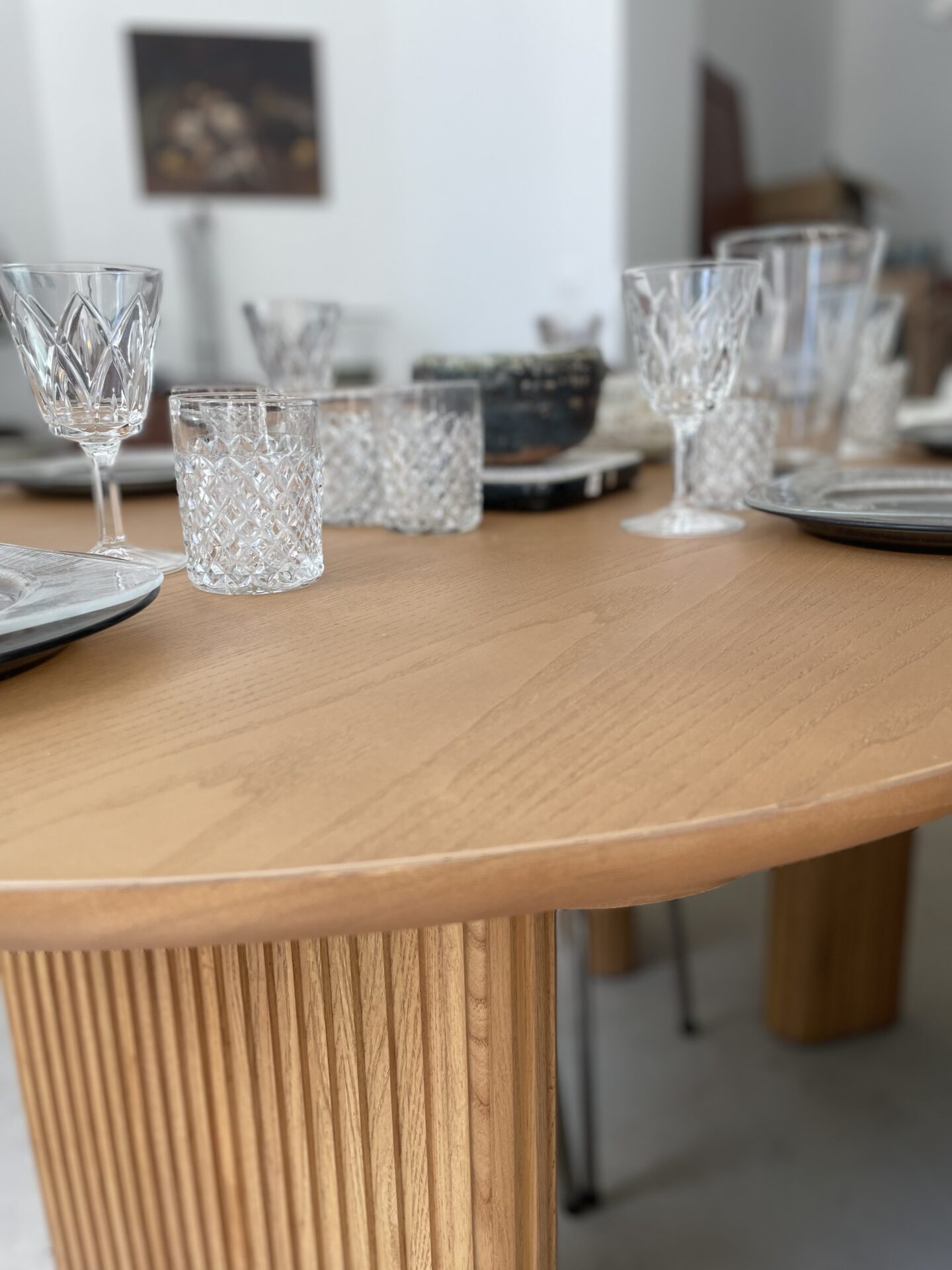 Table à manger extensible ADRIANO 4-8 personnes en frêne – Image 11