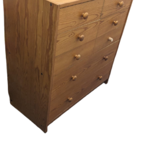 Commode 8 tiroirs en pin