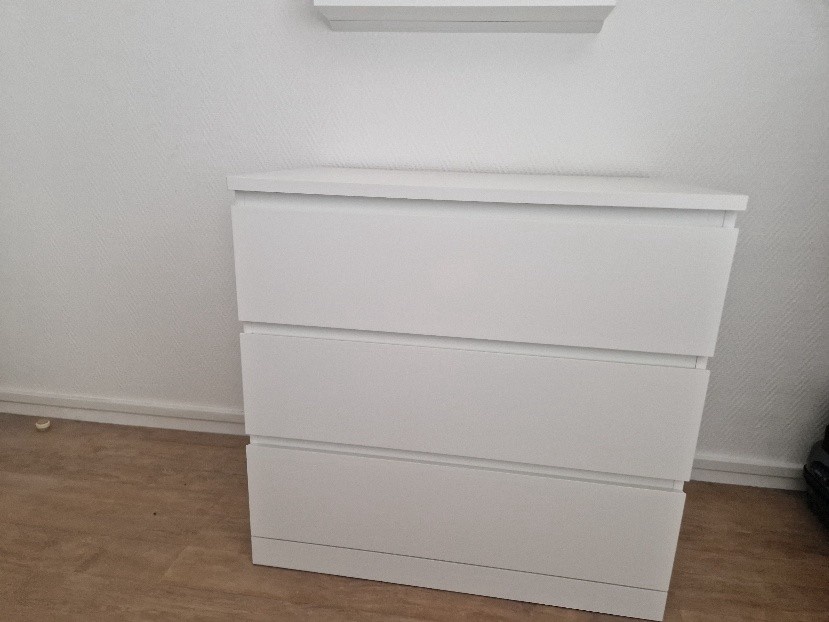 Commode MALM IKEA 3 tiroirs – Image 2