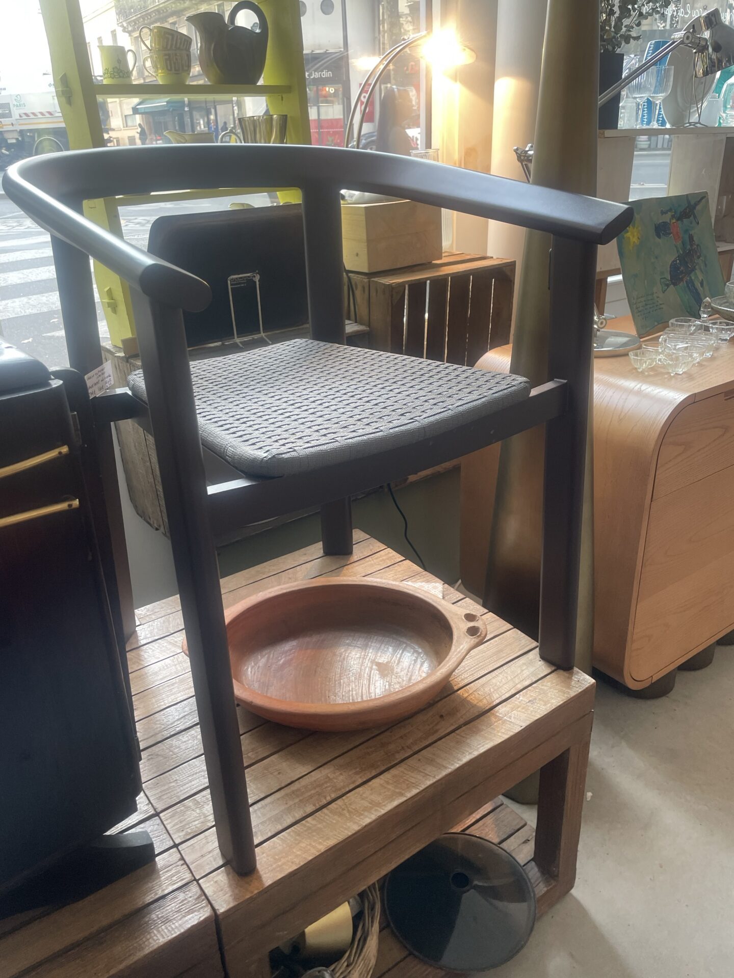 Chaise fauteuil en alu et corde (intérieur - extérieur) – Image 5