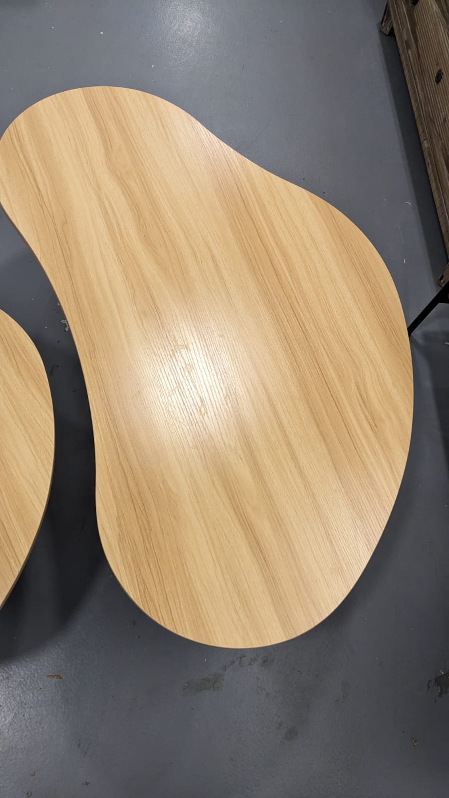 Lot de 2 tables basses bois clair – Image 5